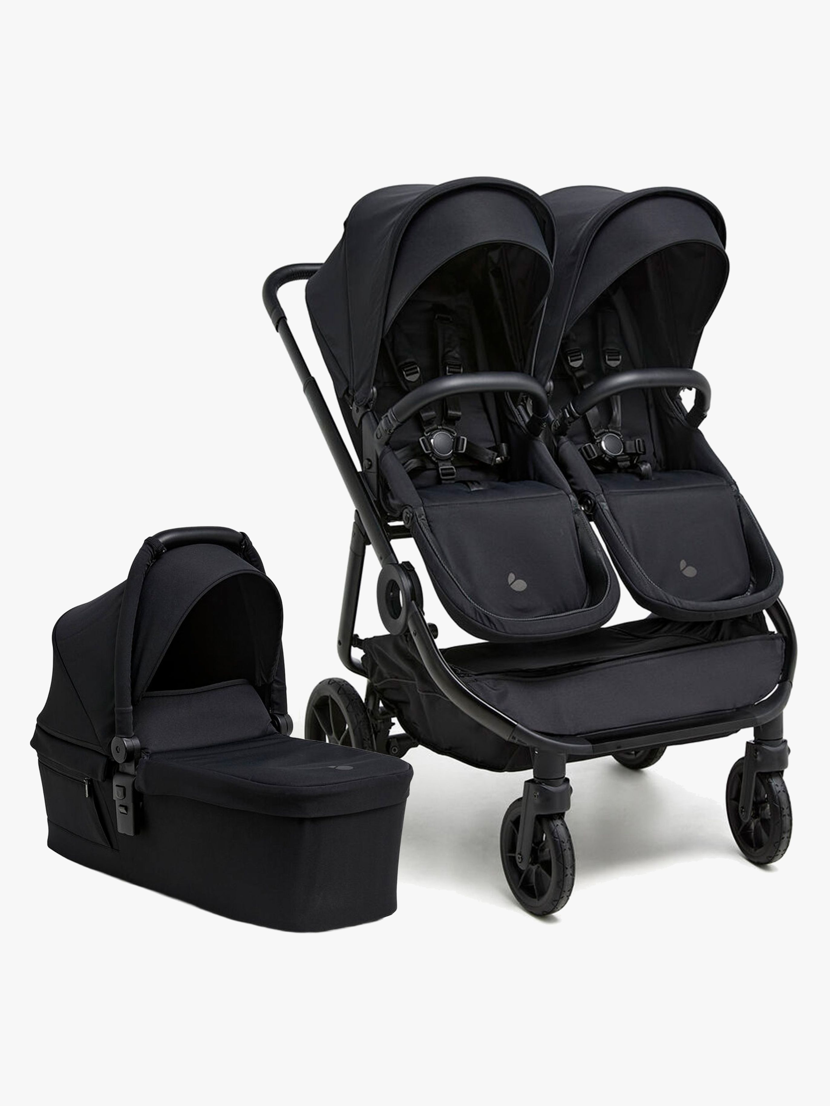 Beemoo Pro Twin 2 Sisarusrattaat + Vaunukoppa, Coffee Black