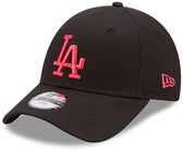 NewEra League Essential 9Forty Lippis, Black/Bright Rose