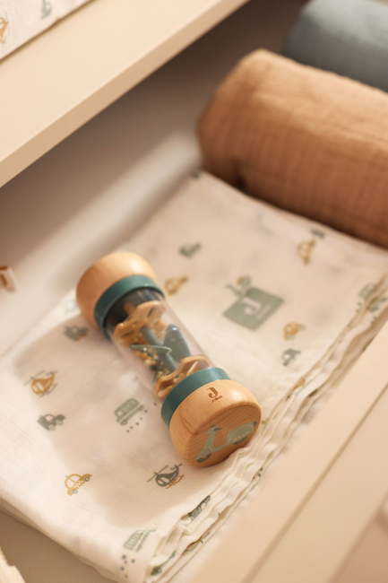 Jollein Rain Rattle On The Go Puinen Helistin, Sininen