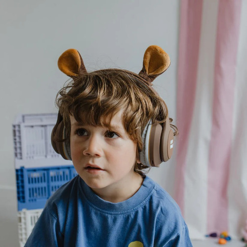 Kidywolf KIDYEARS Mikrofonikuulokkeet Bluetooth + Magneettikorvat, Karhut