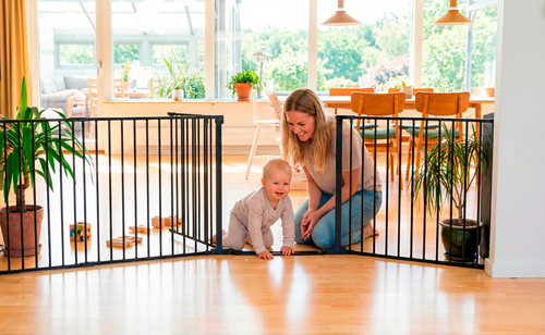 BabyDan Flex StepFree XXL Turvaportti, Musta