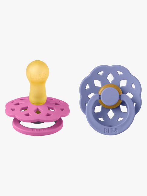 BIBS Boheme Tutti 2-pack Lateksi Koko 2 Pyöreä, Bubblegum/Peri