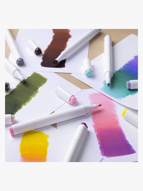 Creativ Company Alkoholipohjaiset Illustraatiotussit Pastelli 24kpl