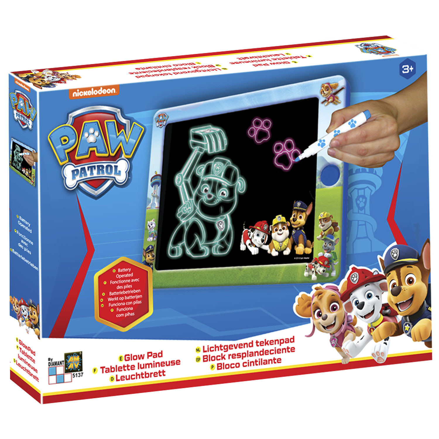 Ryhmä Hau Glow Magneettinen Piirustustaulu