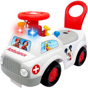 KiddieLand Mickey Activity Ambulanssi, Valkoinen