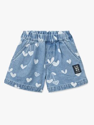 LIEWOOD Borrisa Farkkushortsit, Sweethearts/Light Blue Denim
