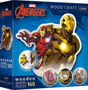 Trefl Wood Craft Origin Marvel Avengers Palapeli Brave Iron Man 160