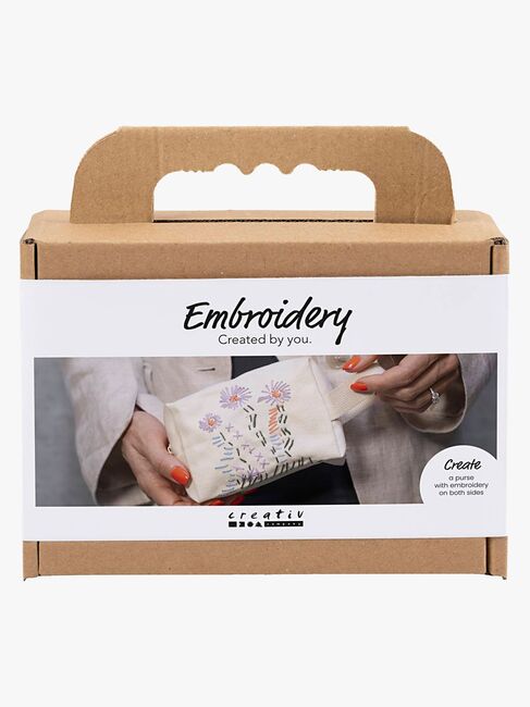 Creativ Company Askartelusetti Kirjailu Meikkilaukku