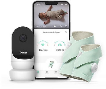 Owlet Duo Smart Sock 3 + Cam 2, Mint