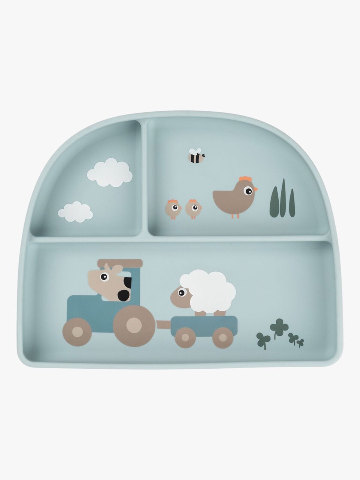 Done By Deer Tiny Farm Jaettu Lautanen, Blue