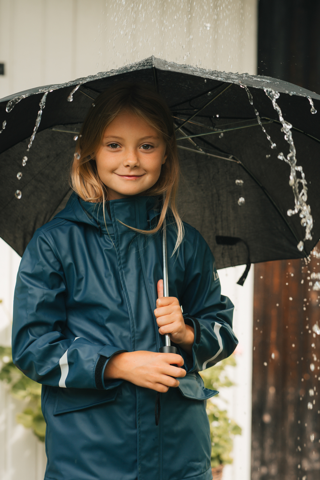 Lindberg Vestby Vuorellinen Sadetakki, Iron Blue