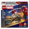 LEGO Super Heroes 76335 Spider-Man vastaan Aaveajajan moottoripyörä