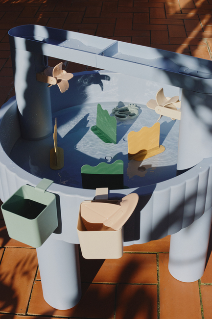 LIEWOOD Sepp Aktiviteettipöytä Vesi & Hiekka, Sininen