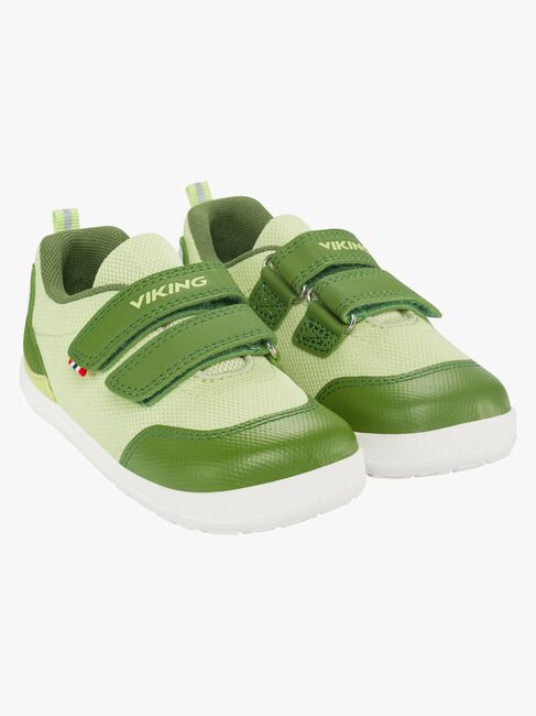 Viking Alv Paw 2V Barefoot Lenkkarit, Light Green/Green