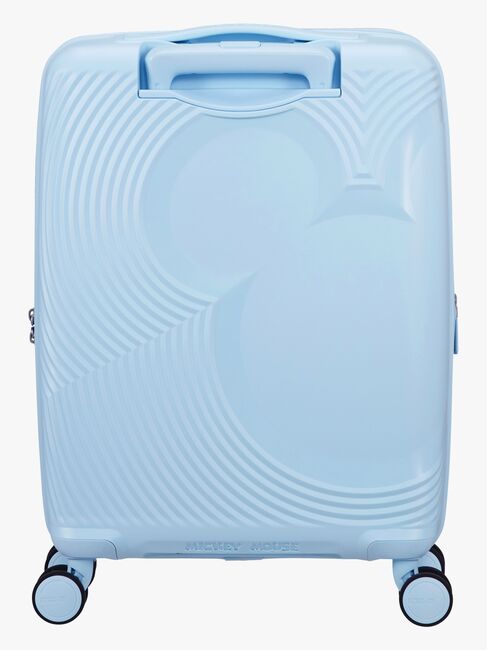 American Tourister Mickey Magic Spinner Matkalaukku 37-44L, Pastel Blue