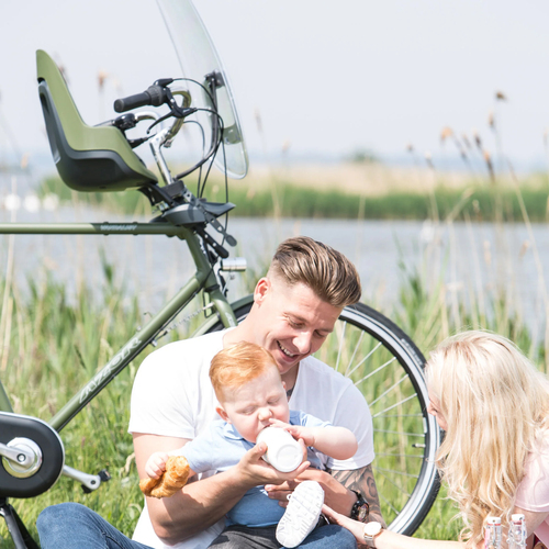 BoBike ONE Mini Front Mount Pyöränistuin, Olive Green