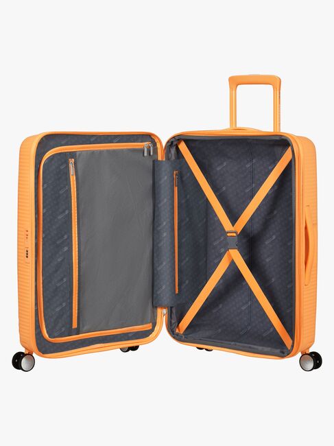 American Tourister Soundbox Spinner Matkalaukku 71,5-81L, Papaya Pop