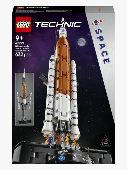 LEGO Technic 42221 NASA Artemis ‑laukaisujärjestelmän avaruusraketti