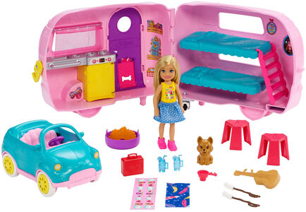Barbie Chelsea Camper Avoauto ja Asuntovaunu