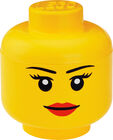 LEGO Säilytyslaatikko L Tyttö, Keltainen