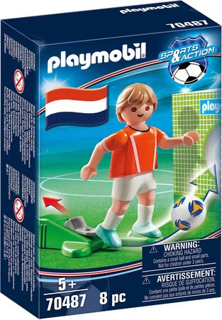 Playmobil 70487 Sports & Action Hollantilainen Jalkapalloilija