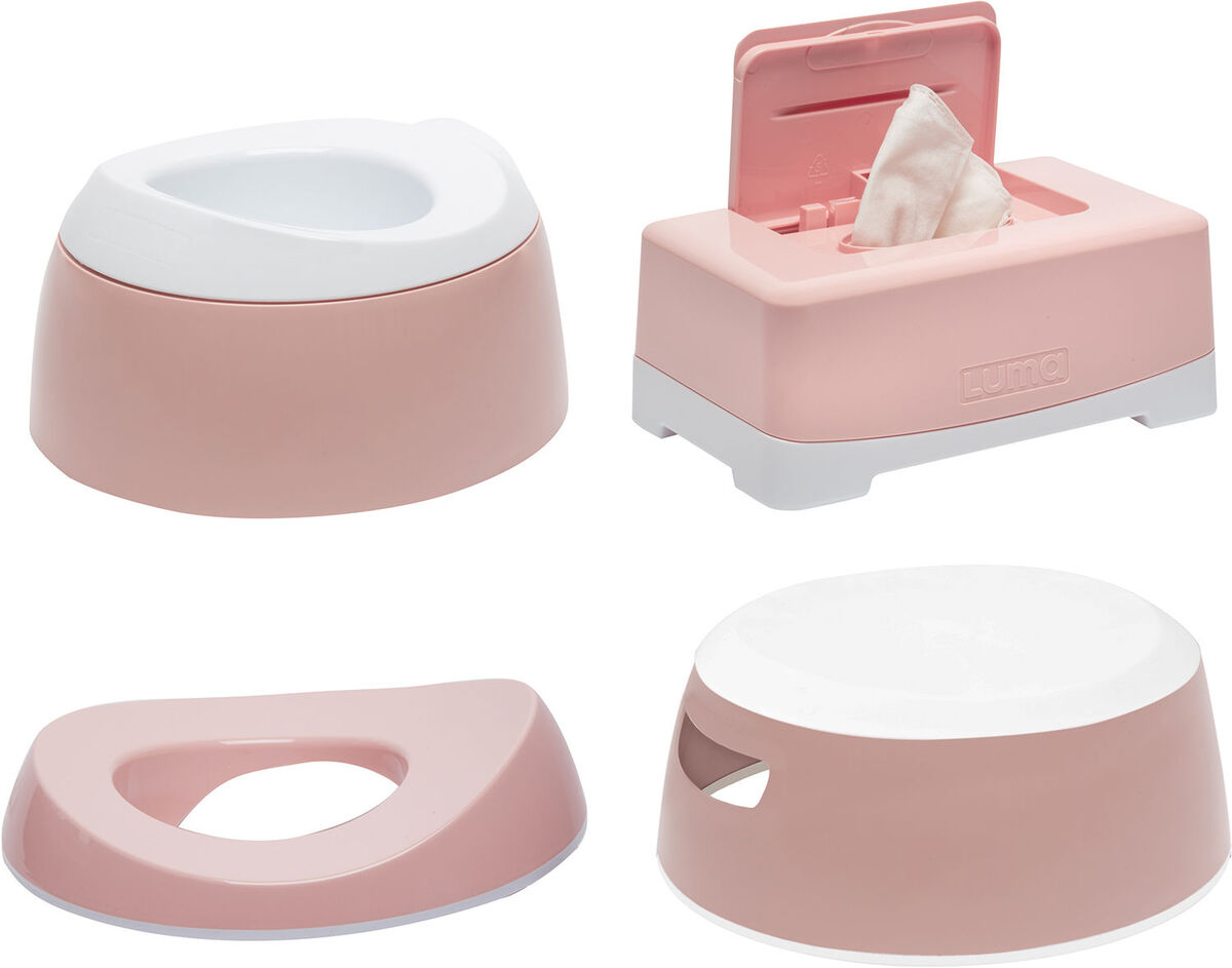 LUMA WC-supistaja setti 4 osaa, Cloud Pink