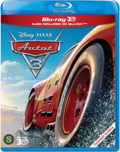 Disney Pixar Autot 3 Blu-Ray 2D + 3D