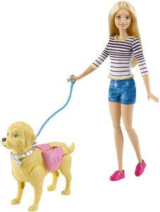 Barbie Walk & Potty Pup Leikkisetti