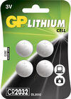 GP Nappiparistot Litium CR2025 4-pack