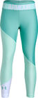 Under Armour HG Color Block Ankle Crop Leggingsit, Neo Turquoise