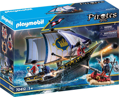 Playmobil 70412 Pirates Sotilaslaiva