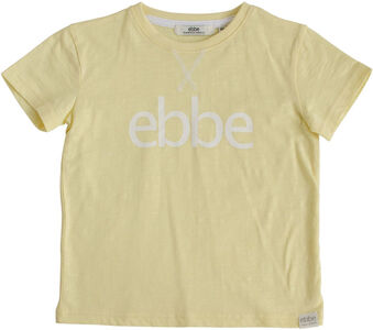 Ebbe Hendrix Logo T-Paita, Pale Yellow