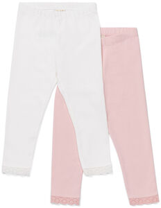 Petite Chérie Atelier Amandine Leggingsit 2-Pack, Pink/White