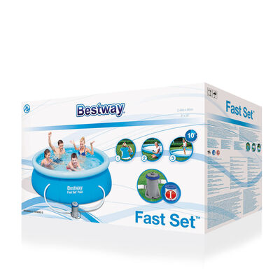 Bestway Fast Set Uima-allas + Lisävarusteet 244