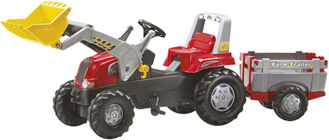 Rolly Toys Junior Traktori RT  Perävaunulla