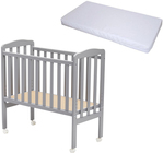 JLY Bedside Crib ja BabyDan Comfort Patja 40x84, Harmaa