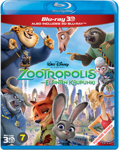 Disney Zootropolis – Eläinten Kaupunki Blu-Ray