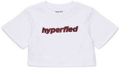 Hyperfied Short Sleeve Logo Sweatshirt, Snow White