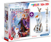 Disney Frozen 2 Palapeli 104 Palaa Sisält. 3D-malli