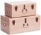 Minitude Säilytyslaatikot Matkalaukku, Vaaleanpunainen