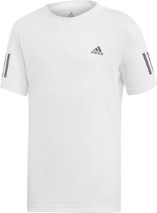 Adidas Boys Club 3-Stripes T-Paita Treenipaita, White
