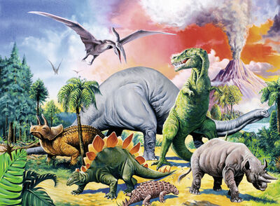 Ravensburger Palapeli Dinosaurukset 100 