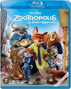 Disney Zootropolis – Eläinten Kaupunki Blu-Ray