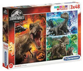 Jurassic World Palapeli 3x48 